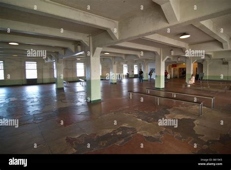 Dining hall, Alcatraz, California, USA Stock Photo - Alamy