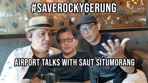 ROCKY GERUNG ITU ASET BANGSA ORANG BESAR UJIANNYA JUGA BESAR AIRPORT