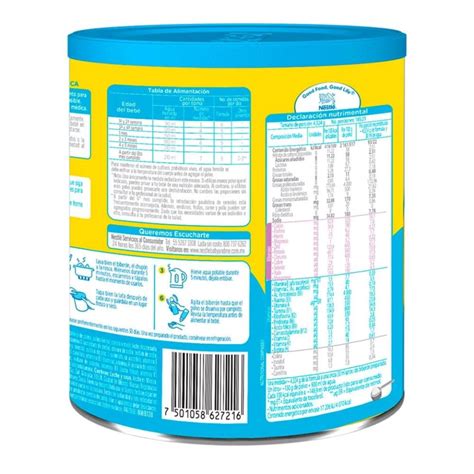 Fórmula Para Lactantes Nestlé Nidal Bebé Etapa 1 De 0 A 6 Meses 800 G Walmart