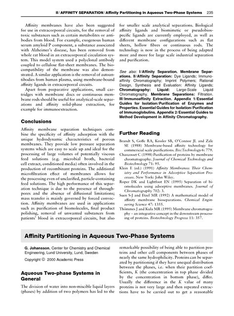 SOLUTION Affinity Partitioning In Aqueous Two Phase Systems Studypool