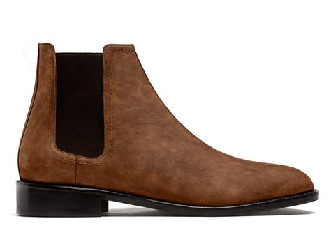 Chelsea Boots Brown Waxed Leather