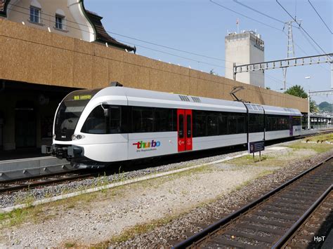 Sbb Thurbo Triebzug Rabe Im Bahnhof Gossau Am