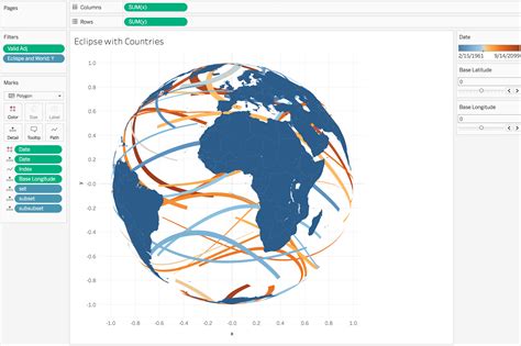 Creating Orthographic Maps Globe Like Maps In Tableau Is Easier Than