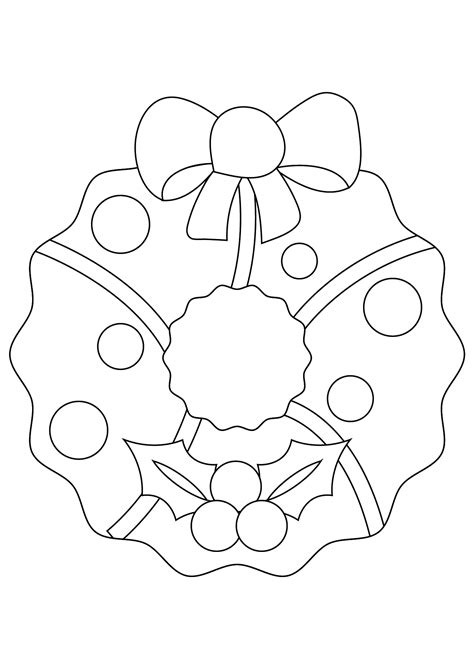 Printable Wreath Template - Free Printable US