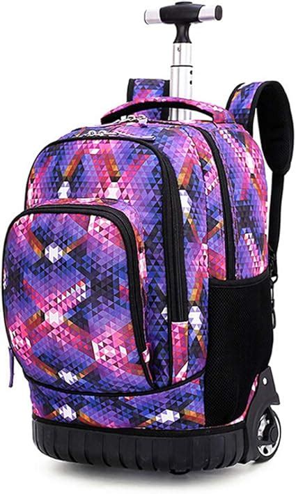 Xiaohannaw Rolling Backpacks18 Inch Trolley Wheeled Carry On School