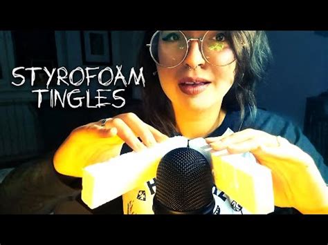 ASMR Super Tingly Styrofoam Tapping And Scratching No Talking