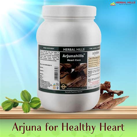 Herbal Hills Arjuna Capsule For Heart Care Capsule Hhw