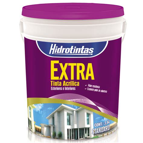 Tinta Acrílica Fosco Extra Standard Pêssego 3 6L Hidrotintas Leroy Merlin