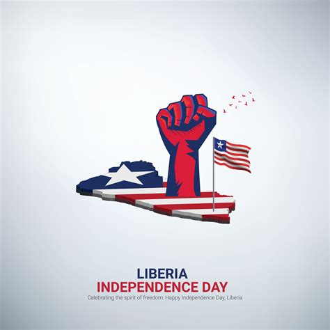 liberia independence day creative ads design. liberia independence day