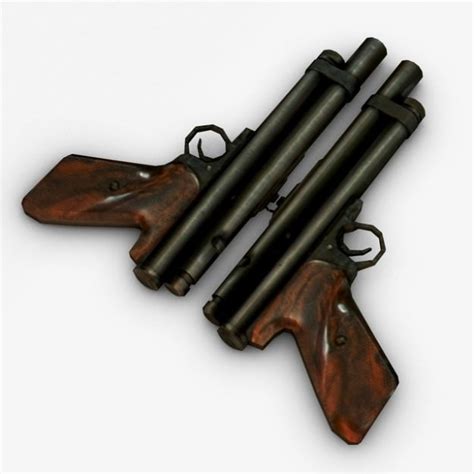 Tranquilizer Gun 3D Model .max .obj .3ds .fbx .c4d - CGTrader.com