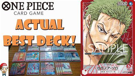 The Actual Best One Piece TCG Deck Summit Battle Legal YouTube