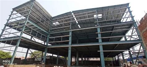 Mild Steel Prefab Pre Engineered Building Structure Work In Pimpri