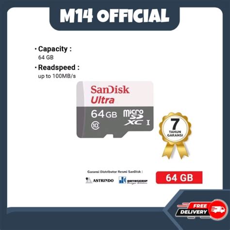 jual memory card sandisk ultra micro sd gb class  speed mbps