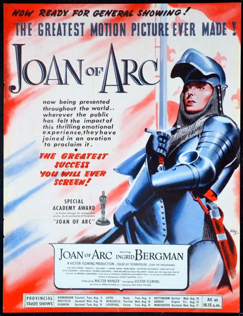 JOAN OF ARC | Rare Film Posters