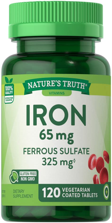 Nature S Truth Ferrous Sulfate Iron Mg Pick Up In Store Today At Cvs