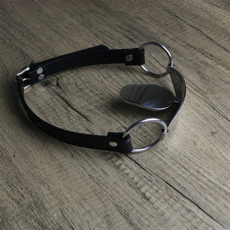 Stainless Steel Mouth Gag Lockable Bondage Restraint Gag Etsy