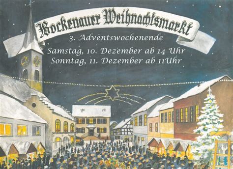 Bockenauer Weihnachtsmarkt Vom Dezember Bis Dezember