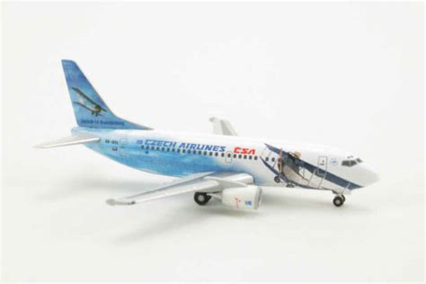 Boeing 737 500 CSA Czech Airlines 80th Anniversary OK DGL Herpa