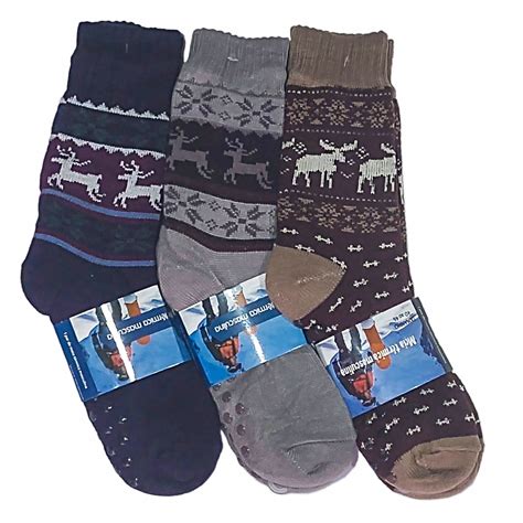 Kit 6 Meias Grossa Pantufa Quentinha Inverno Lã Térmica Masculino Forrada