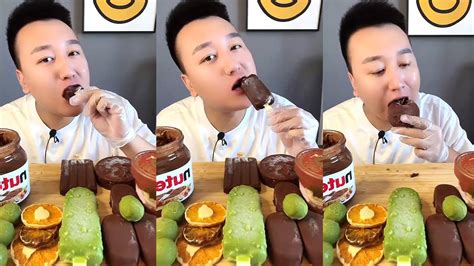 🍩🍦asmr Chocolate Series🍨🍫（crunchy Sounds）eating With Emojis Mukbang