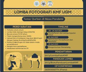 Lomba Fotografi KMF UGM Qurban Di Masa Pandemi Fakultas Filsafat