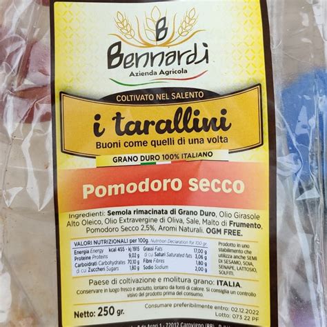 Bennardi Azienda Agricola Tarallini Al Pomodoro Semisecco Review Abillion