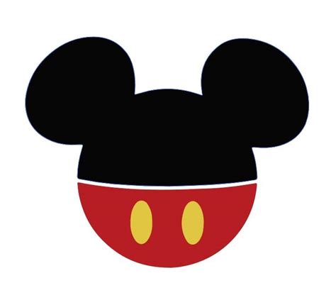 Mickey Mouse Head Svg Free | mickeymousesvg.com