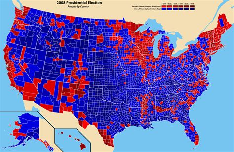 USA. Presidential Election 2008 - Electoral Geography 2.0