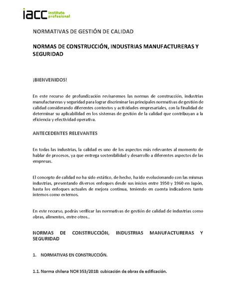 S Notas Profundizacion Norgc Des Normativas De Gesti N De