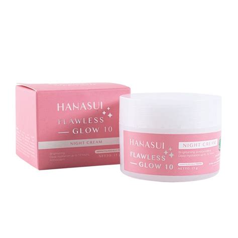 Hanasui Flawless Glow Night Cream G Lazada Indonesia