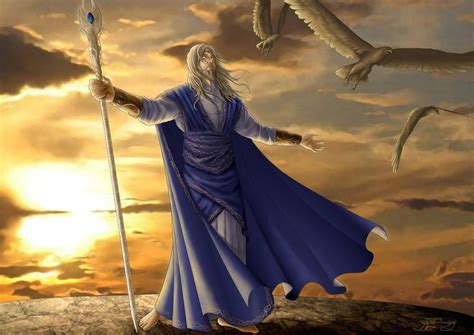 Manwë King Of The Valar Lord Of The Great Eagles Greatest Of All