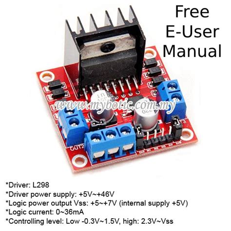 L298N Motor Driver Module Pinout, Datasheet, Features Specs, 45% OFF