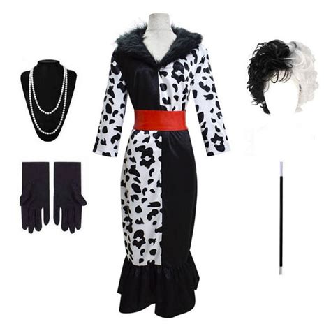 Adult Cruella 3 Costume And Accessories Etsy