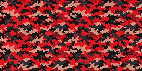 red  black camouflage pattern seamless texture background red