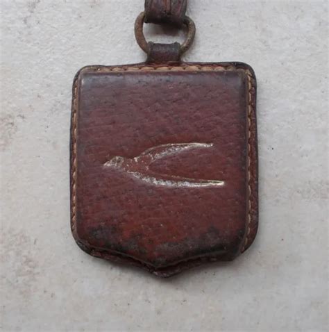 Ancien Porte Clefs Cl S Vintage Simca Automobilia S France Marron