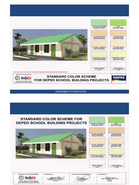 Deped Standard Color Scheme Pdf Pdf Art Media Nature