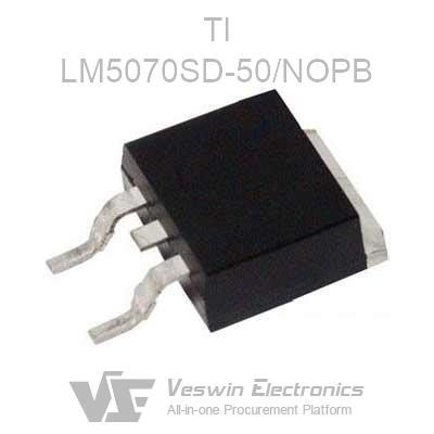 LM5070SD 50 NOPB TI Linear Regulators Veswin Electronics