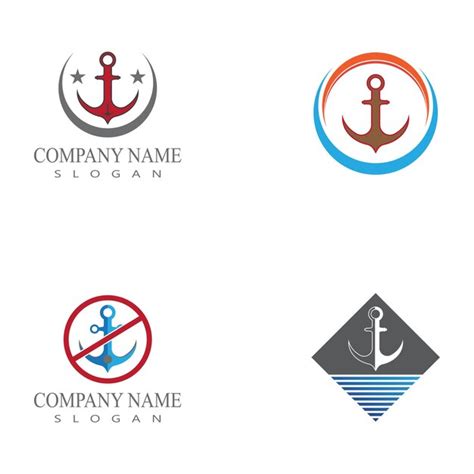 Premium Vector Anchor Logo Template Vector Symbol Design