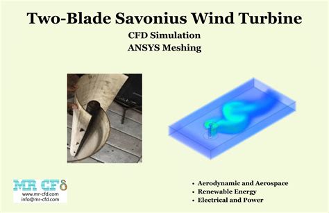 Two Blade Savonius Wind Turbine Cfd Simulation 3 D Mr Cfd