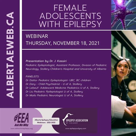 Epilepsyandwomen Alberta Epilepsy Education Webinars