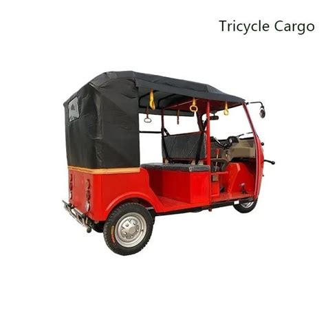 Electric Tricycle For Driver Passengers Bajaj Auto Tuktuk Tvs