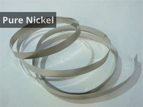 Pure Nickel Strip 8mm Wide Per 50cm Verified Not Plated Buy