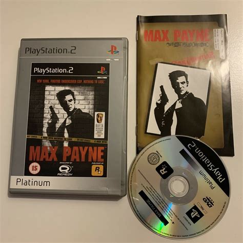 Max Payne Platinum Edition Ps2 With Manual Pal 2001 Playstation