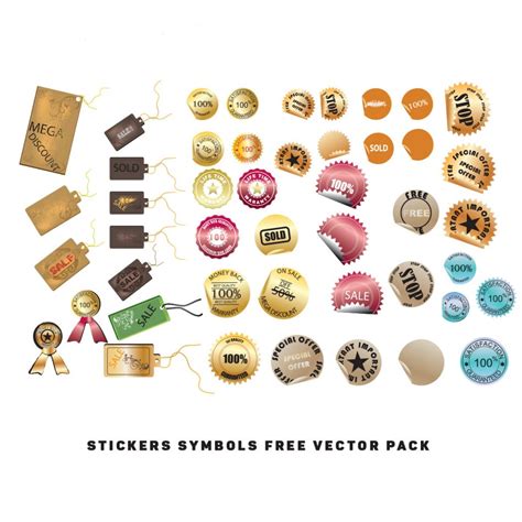 Stickers Vector Pack Free Download