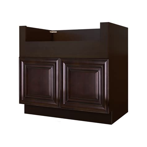 Hartford Espresso Finish Farm Sink Base Cabinet W36 H34 5 D24