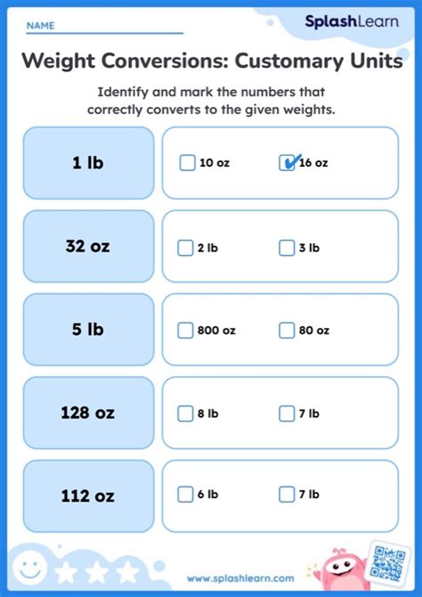 Measures Of Weight Or Mass Metric And Customary Units Math Worksheets Worksheets Library