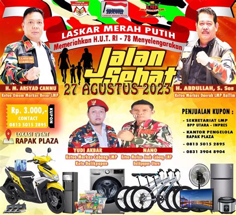 Ayo Ikut Jalan Sehat Hadiah Utama Motor Balpos