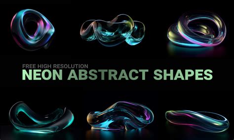 Abstract Neon Shapes Figma