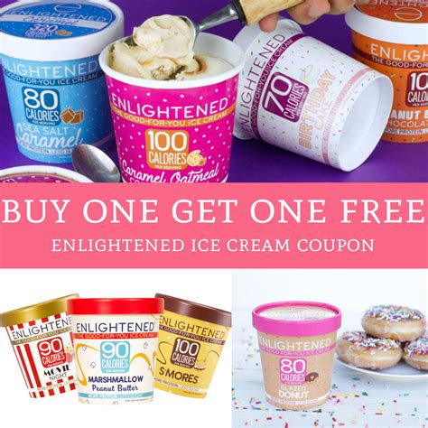 Print Buy One Get One Free Enlightened Ice Cream Coupon Deal Hunting Babe