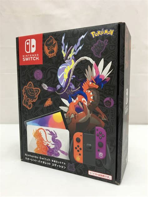 【やや傷や汚れあり】ニンテンドースイッチ 有機elモデル ポケットモンスター スカーレット・バイオレットエディション Switch 本体